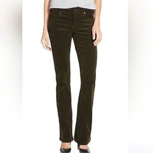 Kut Farrah Baby Bootcut Jeans Womens 8 Charcoal Corduroy Mid Rise Stretch